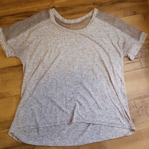 Heather Grey High Low Top